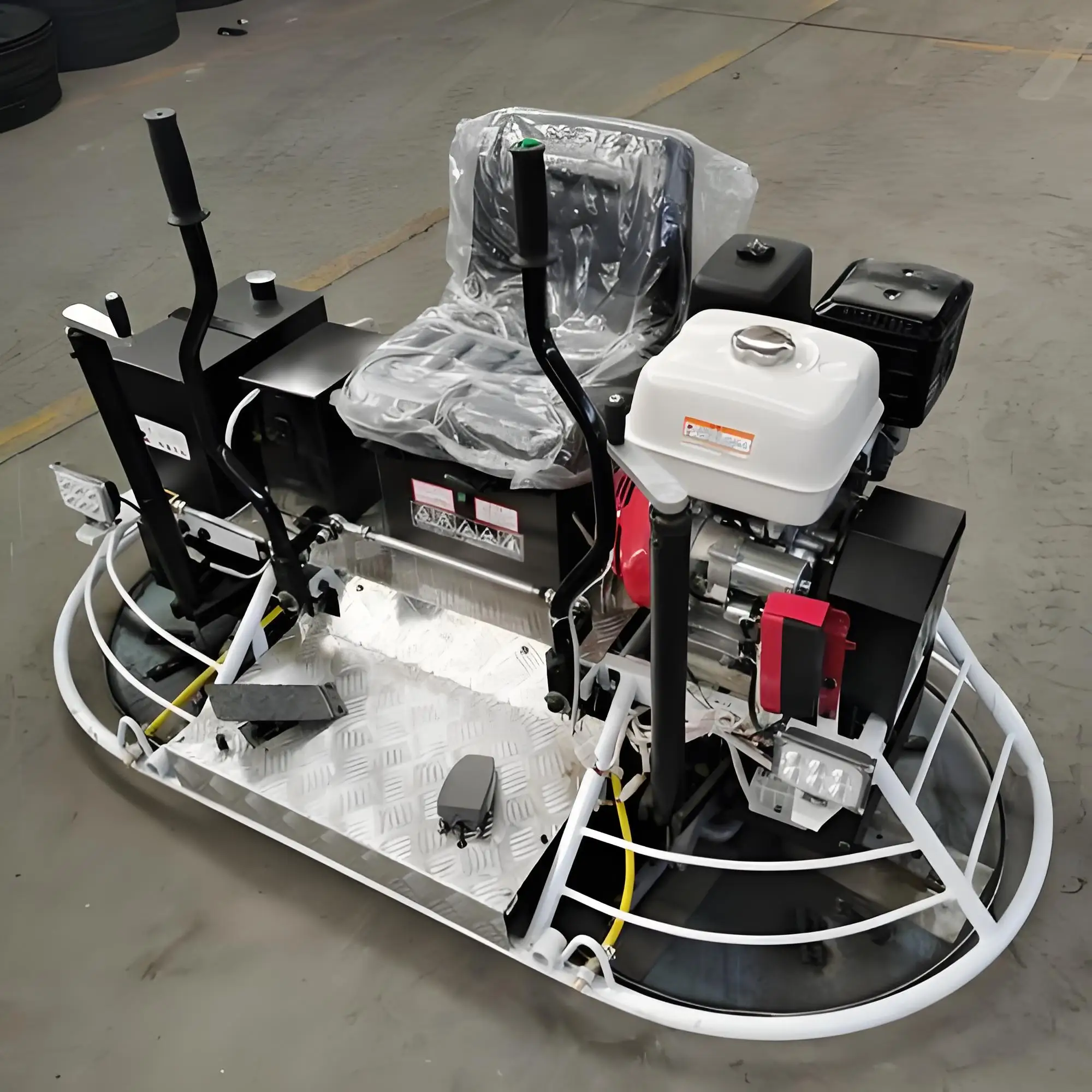 Factory Direct Sale petrol Double Power Ride on Concrete Surface Trowel Machine for Plaster Wall Concrete Floor Road