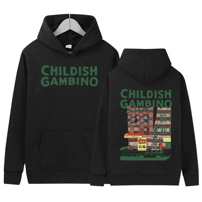 

Childish Gambino This Is America Album Hoodie Men Hip Hop Fashion Pullover Sweatshirt Unisex Retro Oversized Hoodies Streetwear