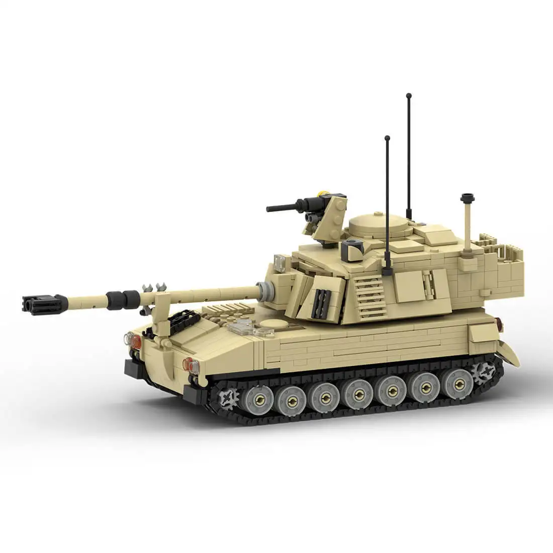 

Custom MOC-152147 M-109 PALADIN 155mm Howitzer 1079 Parts Gift for Christmas