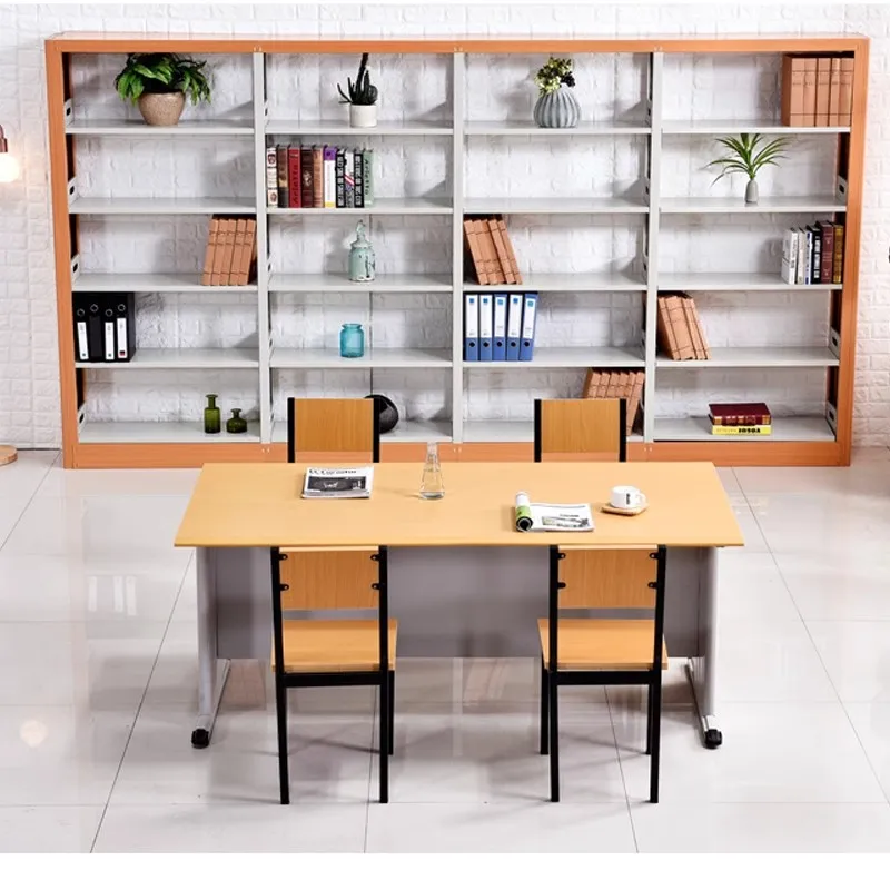 طاولة مؤتمرات فولاذية، مكتب تدريب، مكتب الطالب، مكتبة تجارية، طاولة قراءة وكرسي #2