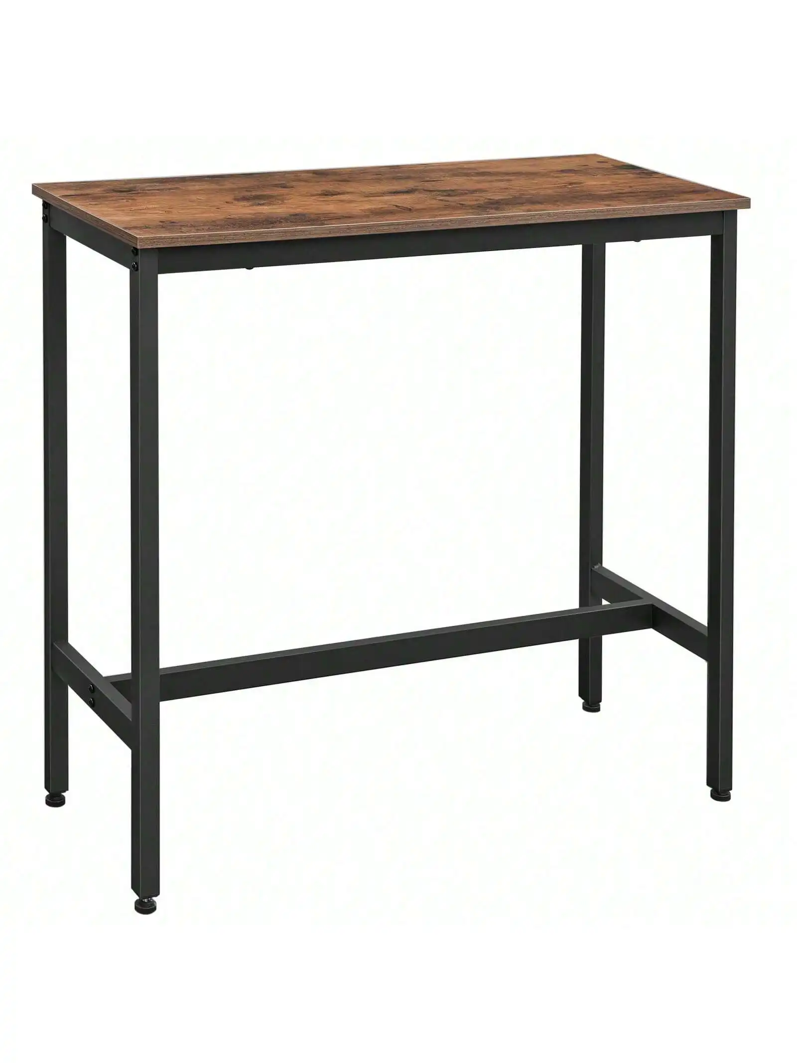 VASAGLE Bar Table, Narrow Long Bar Table, Kitchen Dining Table, High Pub Table, Sturdy Metal Frame, Industrial Design
