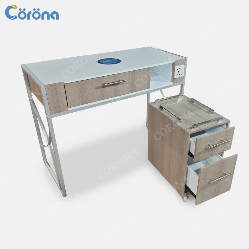 Manicure Table Nail Desk With Dust Collector For Salon Use - view 2