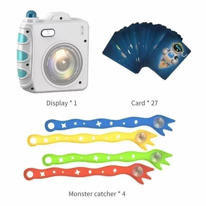 Children Interactive toys Space Catcher Camera Family Party Game Strange Hand Hunting Monsters Card Toy Set Table Desktop Games