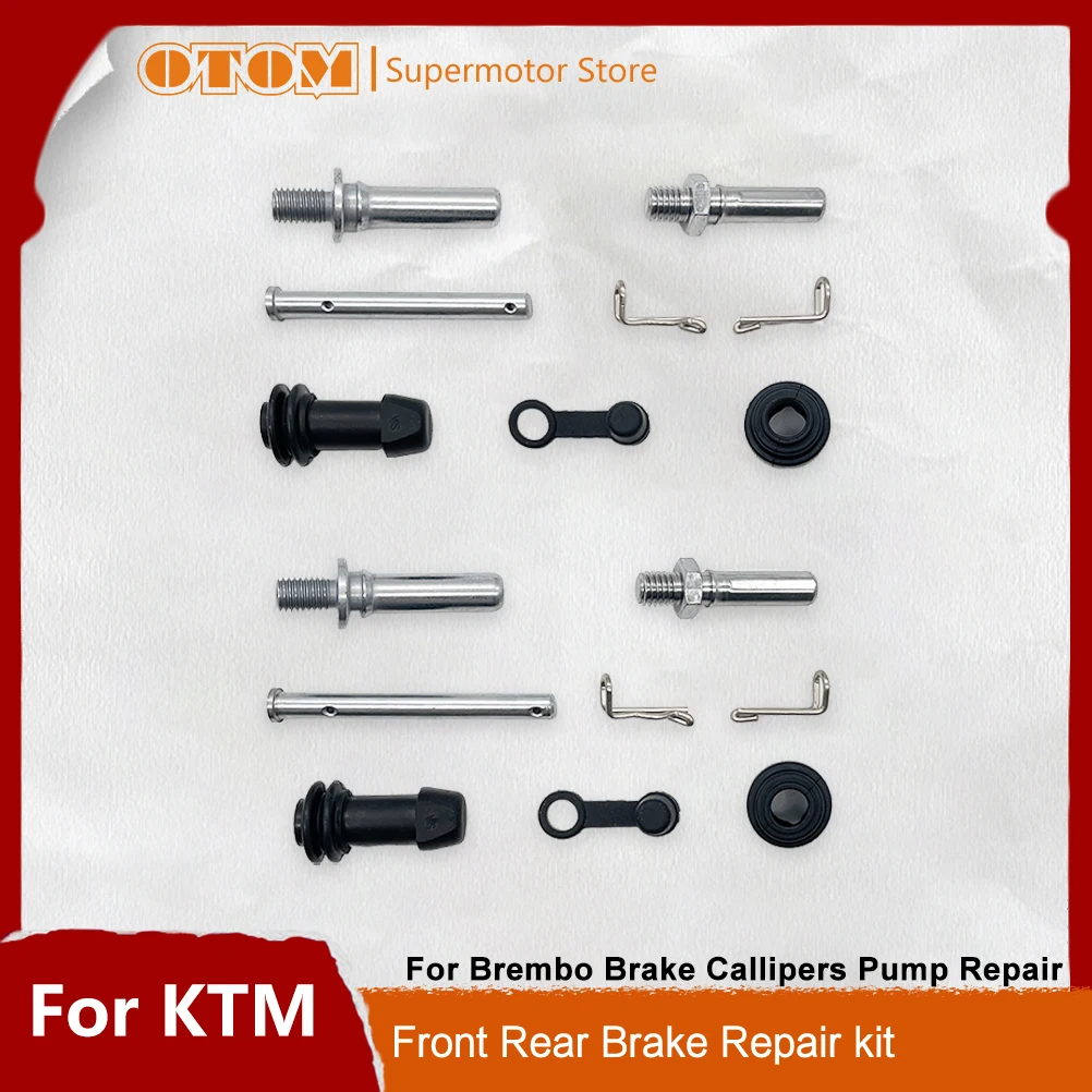 Otom kit de reparo de freio dianteiro e traseiro para motocicleta, manutenção da bomba de pinça, manga de borracha para brembo ktm sxf exc xcw husqvarna fc fe tc