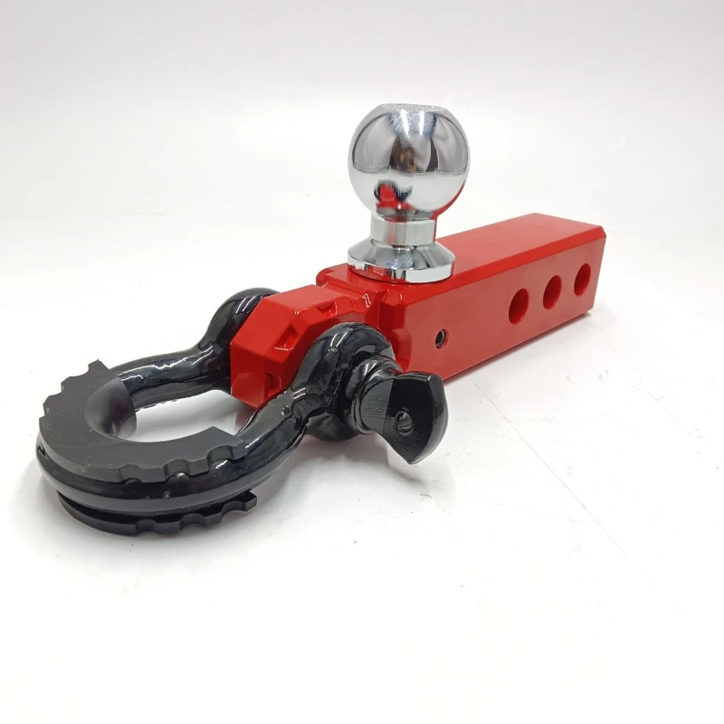 

Trailer Arm Aluminum Alloy Ball Head Shackle Solid Trailer Hook Arm Traction Hook Quick Insert