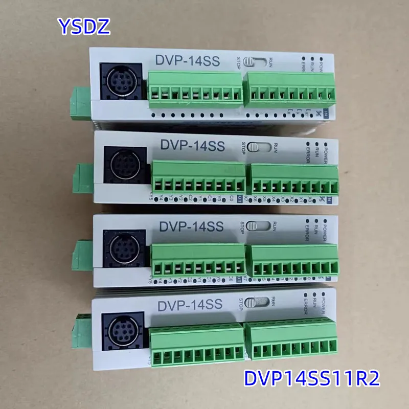 PLC DVP-SS Series 24VDC 8DI 6DO Relay Standard DVP14SS11R2 90% New