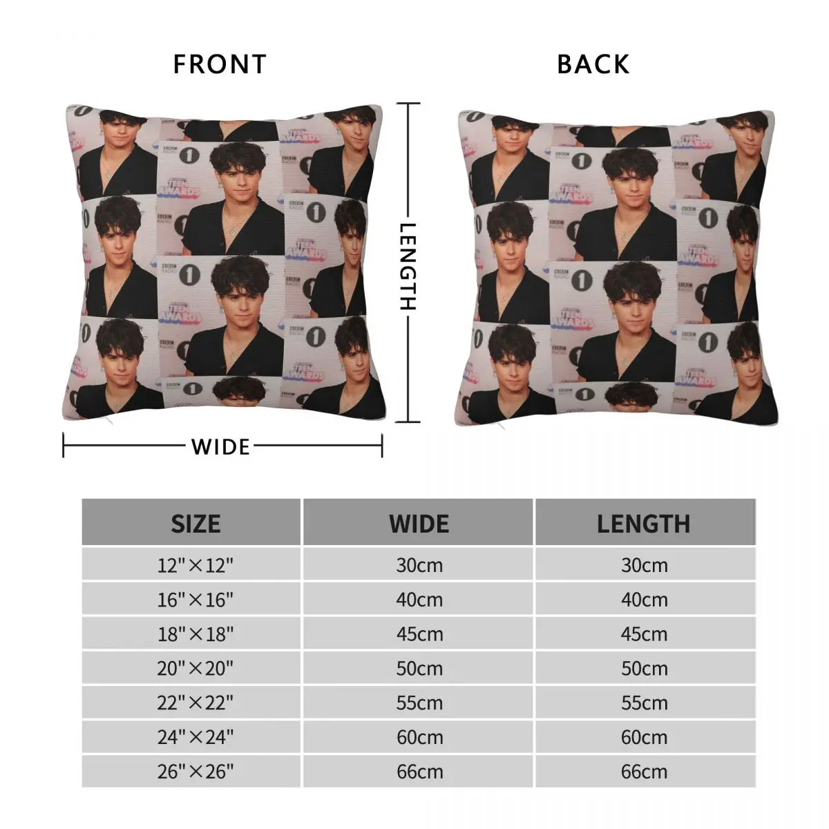 Bradley Simpson The Vamps Pillowcase Polyester Linen Velvet Pattern Zip Decor Pillow Case Sofa Cushion Case