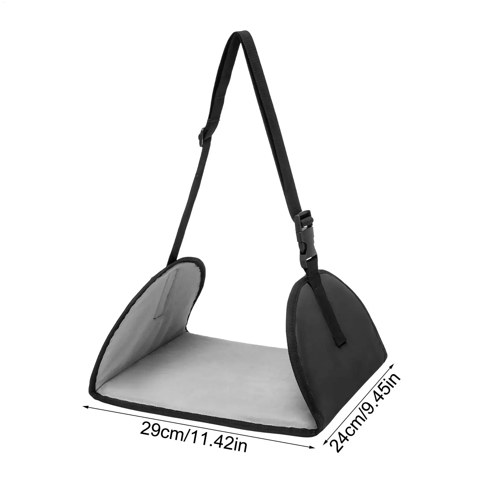 Amaca per piedi per aereo Imbracatura per piedi regolabile per viaggi lunghi sotto la scrivania Comfort per gambe Supporto per poggiapiedi per altalena per auto per il treno di casa