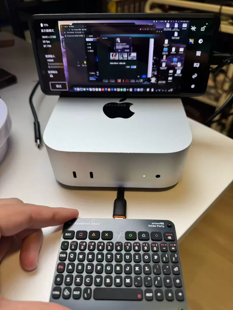 Keebdeck Basic Wired Mini Keyboard Stm32f042 Chip+p5032ktr Backlight Usb Diy Silicone Keyboard