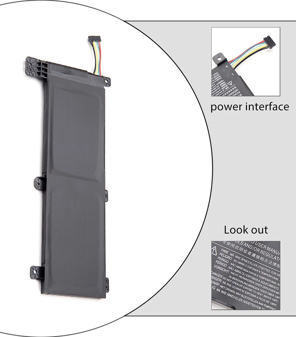BVBH Nuova batteria L15L2PB2 310-14IKB per Lenovo IdeaPad 310-14ISK IdeaPad 310-14IKB,310-14ISK IdeaPad L15L2PB3, L15M2PB2