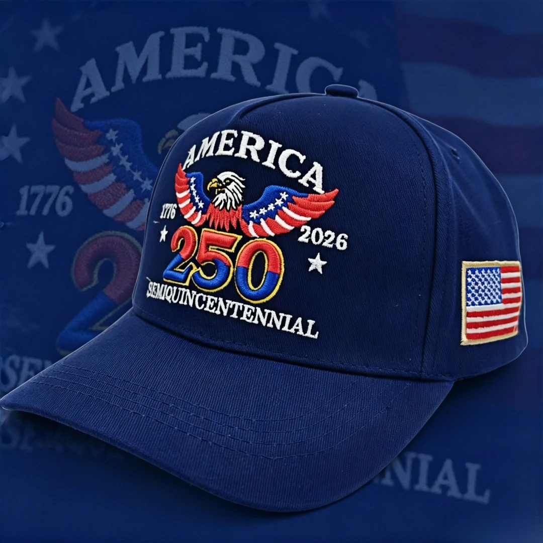 250th Anniversary USA Baseball Hat Eagle 250 Year American Anniversary Cap Patriotic Marine Veterans Hat