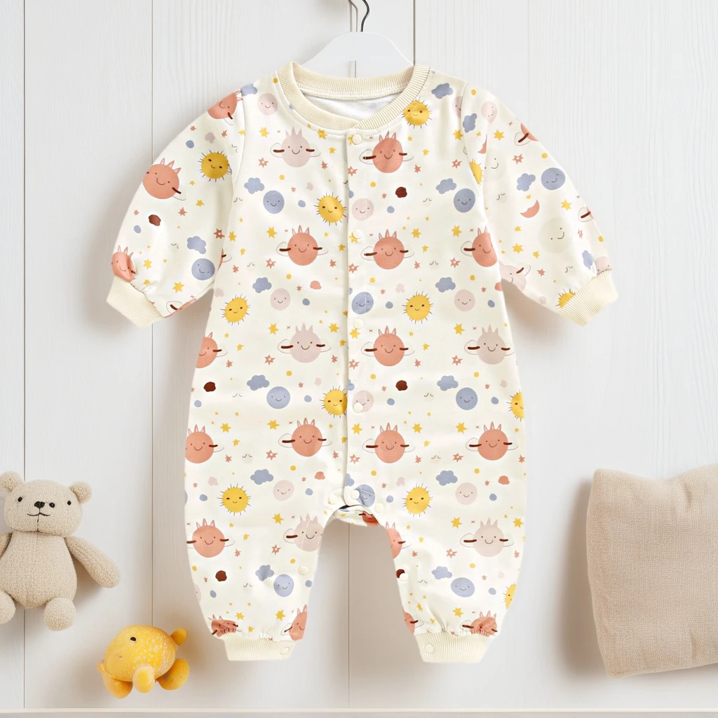 Sanlutoz Baby-Overalls, langärmelig, für Kleinkinder, Strampler, Herbst, Mode, Frühling, Kleinkind-Kleidung