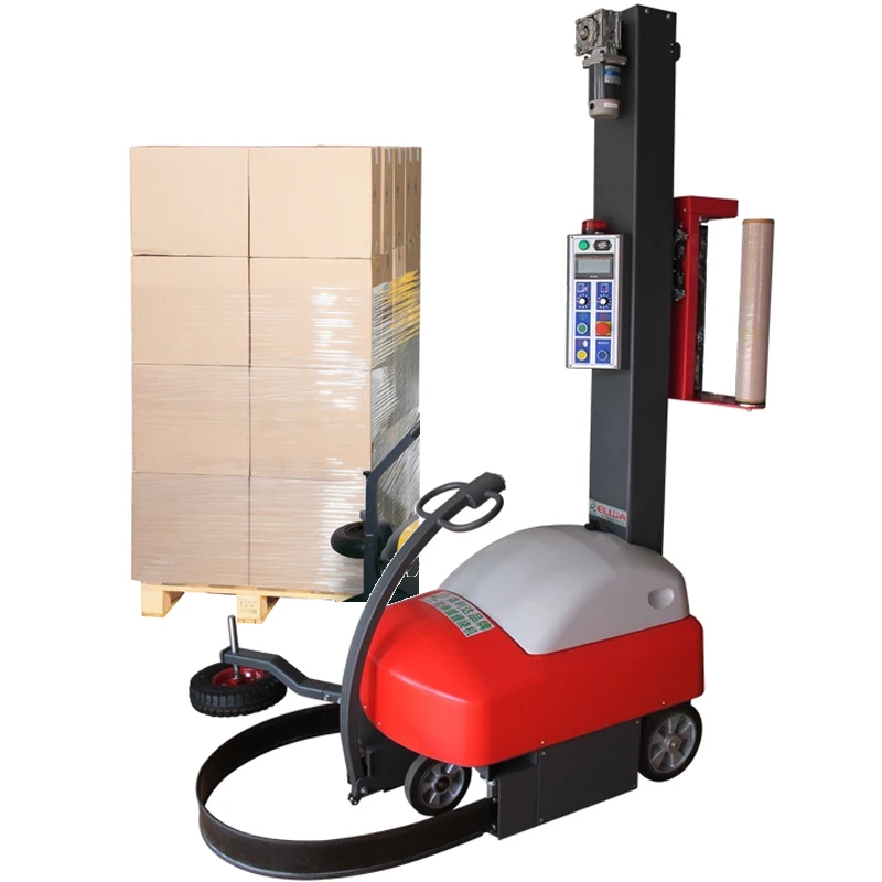 forAutomatic Pallet Stretch Wrapper, Self Propelled Robotic Stretch Wrapper