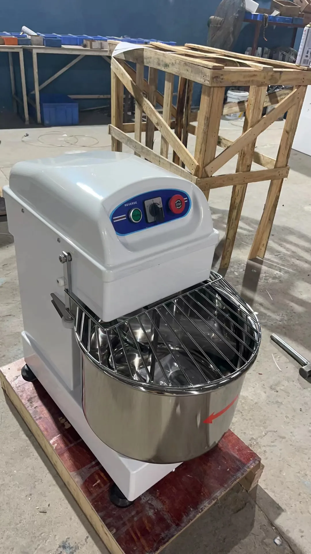 Full 304 Stainless Steel Save Labor Buy Dough Mixer Automatic Dough Mixer