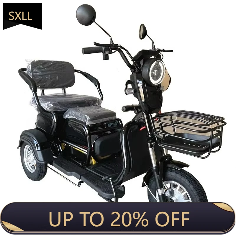 

SXLL Electric tricycle 60V adult battery powered electric tricycle, tricycle