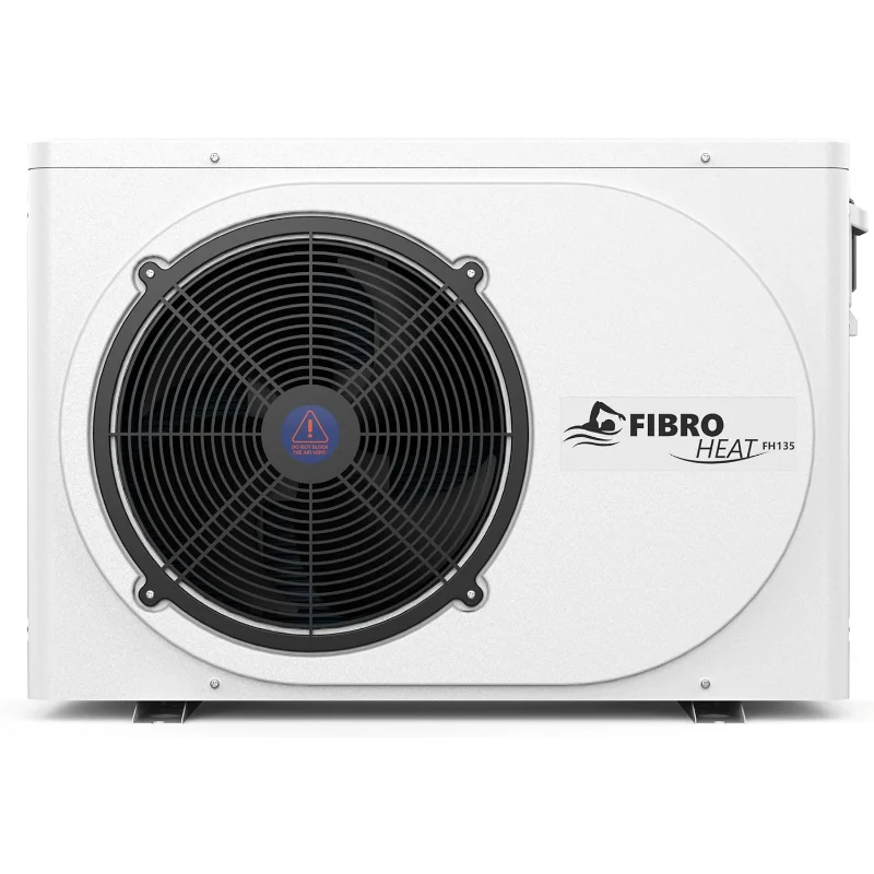 ปั๊มความร้อนสระว่ายน้ํา FibroPool - FH135 35,000 BTU - สําหรับสระว่ายน้ําเหนือและในพื้นดินและสปา - ประสิทธิภาพสูงไฟฟ้าทั้งหมด