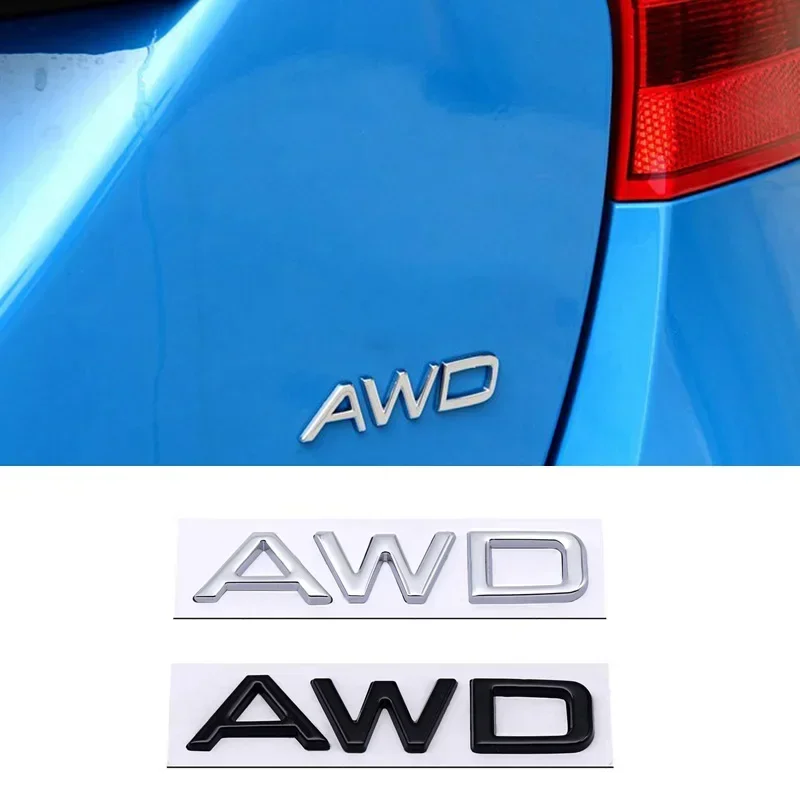 Metal AWD Logo Car Rear Trunk Emblem Sticker for Lexus RX300 NX300h NX NX200T RX350 Body Decal Exterior Accessories