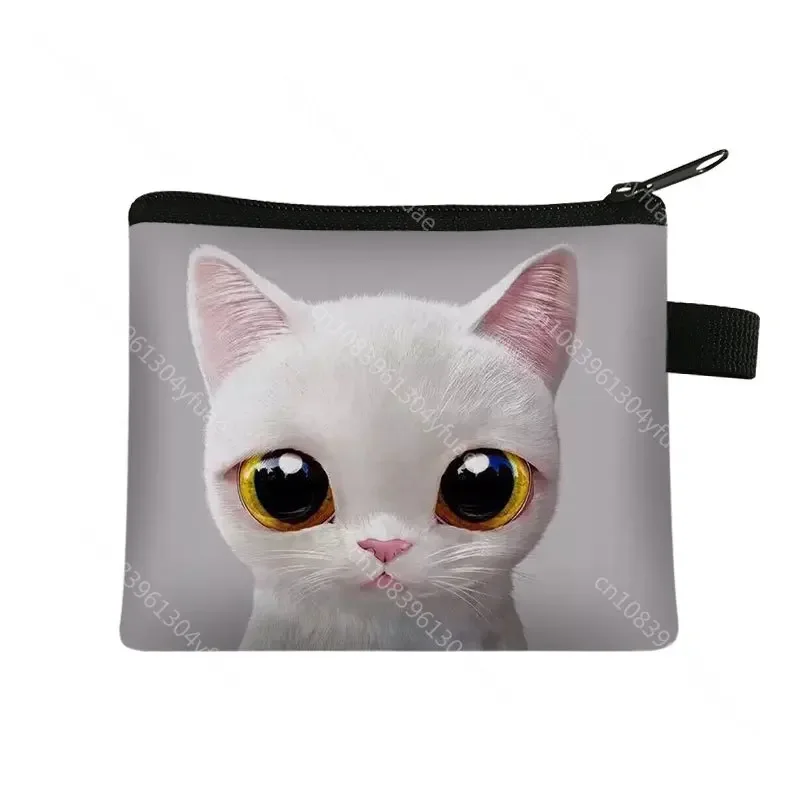 Cute Cat Dog Panda Coin Purse Animal Small Wallet Lady Key Bag Purse Children Gift Prize Package Bluetooth earphone bags