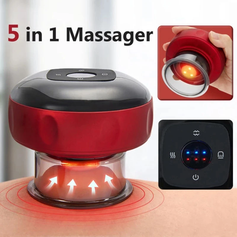 

Electric Vacuum Cupping Massage Body Cups Anti-Cellulite Therapy Massager for Body Electric Guasha Scraping Fat Burning Slimming