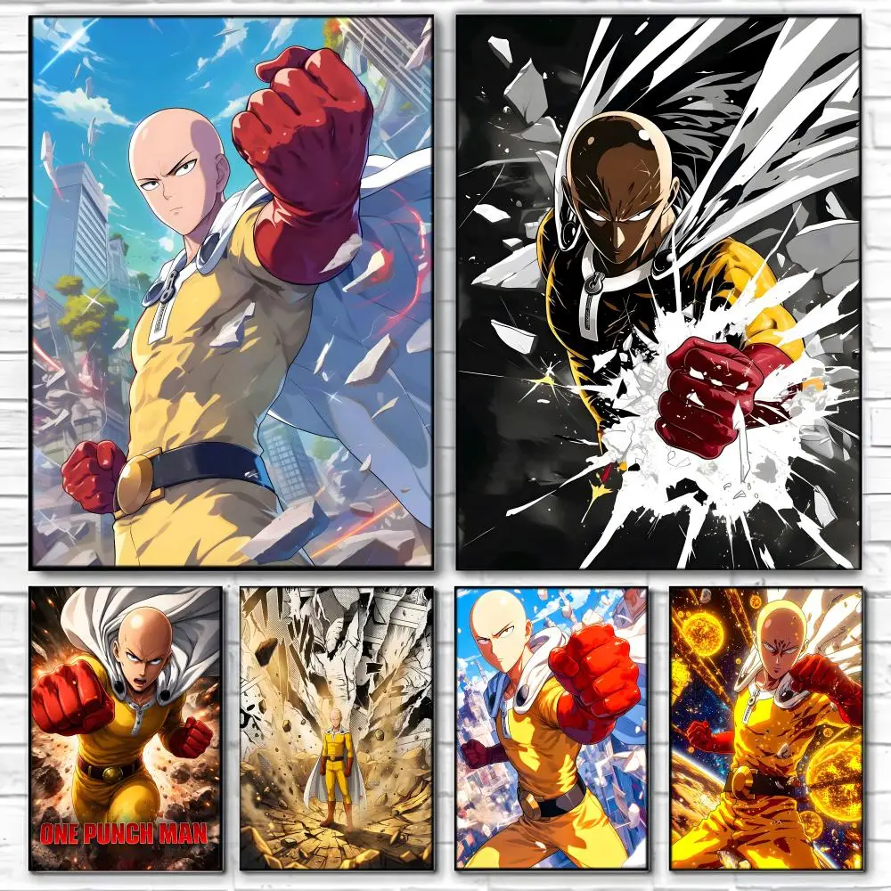 Anime O-One-Punch Man Poster Wall art print art suitable for living room bedroom bar parlor home decor gift - view 2