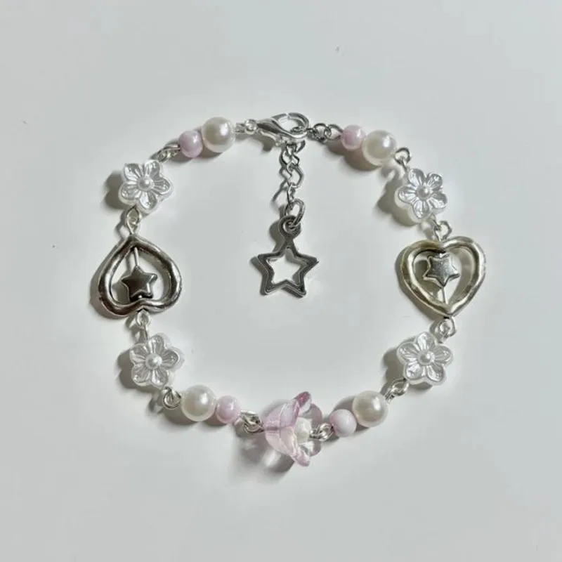 Starflower Bracelet flower Handmade aesthetic