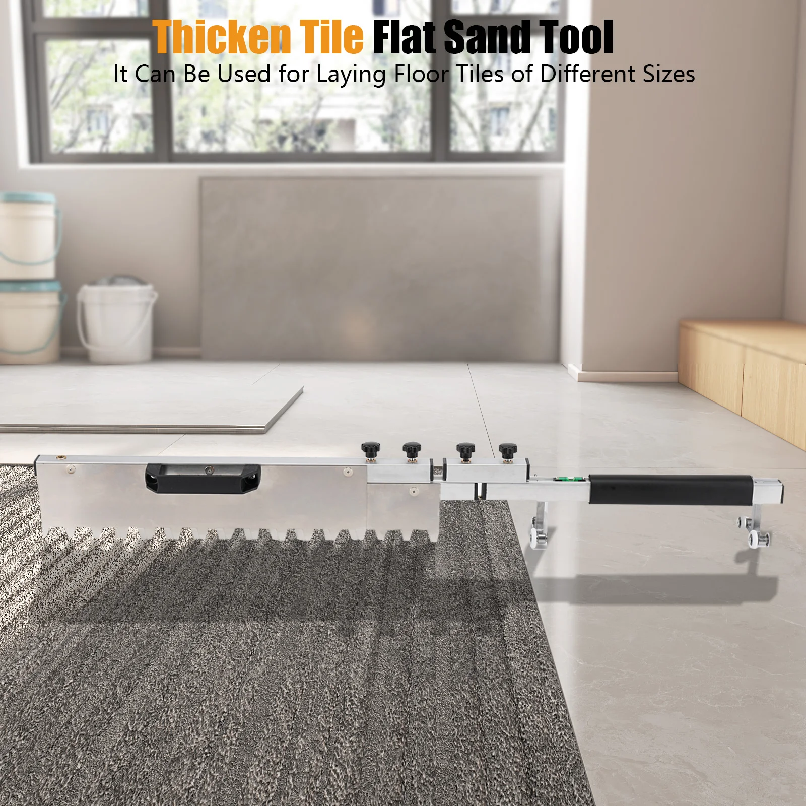 Leveling System Flat Sand Tiling Tile Leveler Tile Flat Ash Device Paving Tile Plasterer Flooring Tile Tool