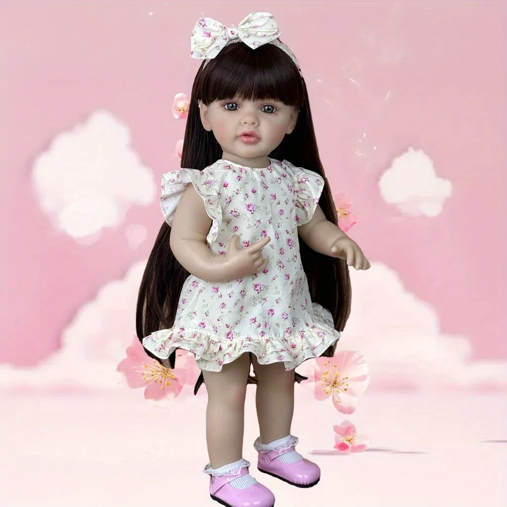 aonpeng-muneca-reborn-de-vinilo-de-55-cm-22-pulgadas-con-cuerpo-completo-juguete-de-bebe-recien-nacido-princesa-con-pelo-largo-castano-muneca-de-bebe-hecha-a-mano-regalo-de-cumpleanos