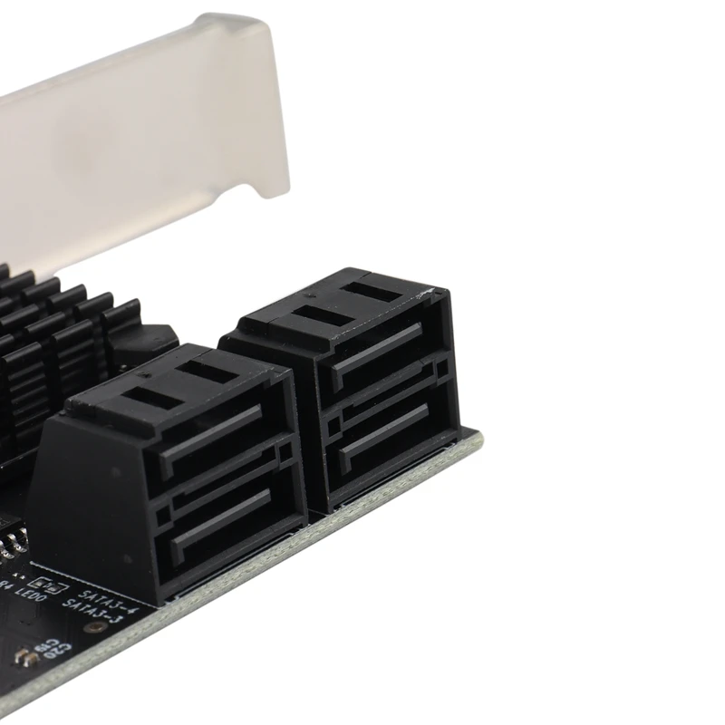 Disque dur PCI-E 4X vers SATA 3.0, 6 000 cartes, 4 ports, transfert pleine vitesse, 6 000 IPelasticity, pour Win7 / 8 / 10 / Linux