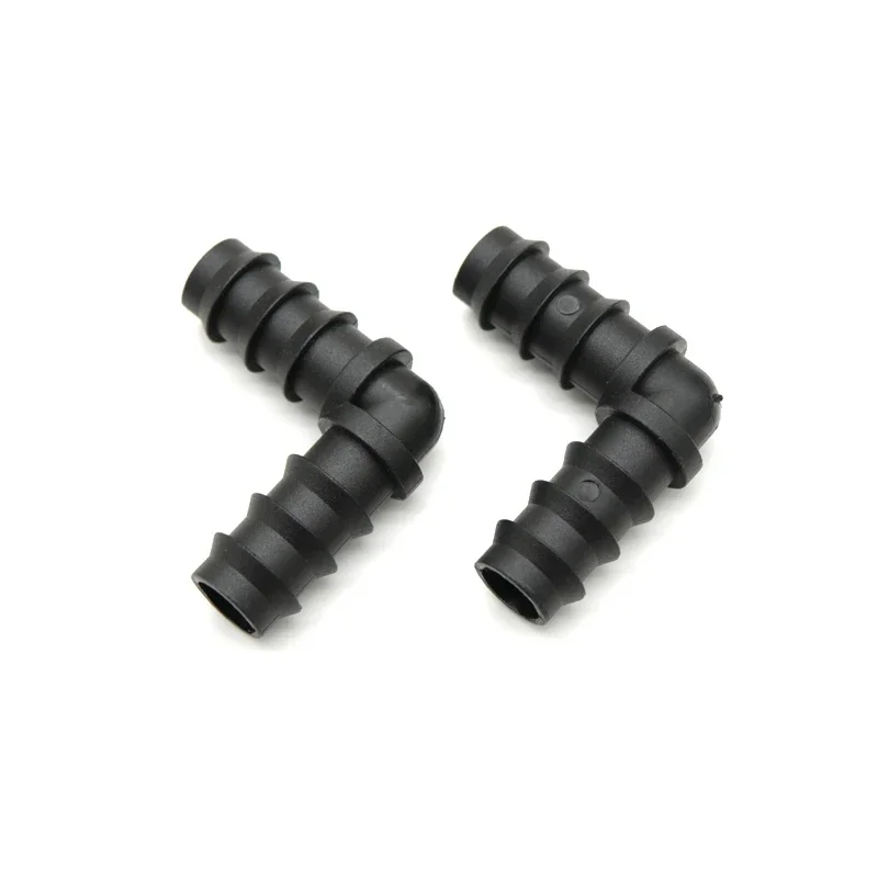 10pcs Greenhouse PE Pipe 16 20 25 mm Tee Straight Elbow Plug Irrigation Pipe Fitting Micro Spray Irrigation Accessories