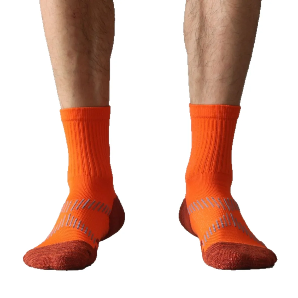 التمهيد المشي لمسافات طويلة الإستراتيجية توسيد جوارب قطنية رياضية تيري رياضي الدراجات طاقم الرجال النساء مناطق عالية التآكل 1W512 #6