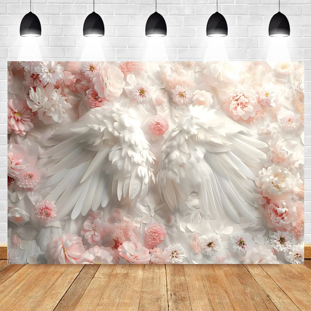 الوليد استحمام الطفل التصوير خلفية للأطفال الفن صورة الأزهار أجنحة الزهور التصوير خلفية الصورة استوديو الدعائم