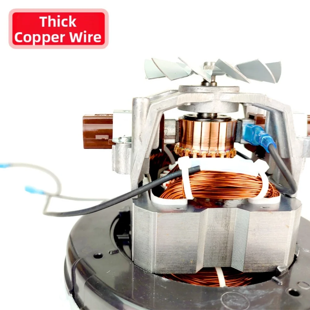 For BF501 Metal Bearings Vacuum Motor 170*143mm 6.69*5.62in Motor For Thorough Cleaning Dual Switches 143mm 170mm