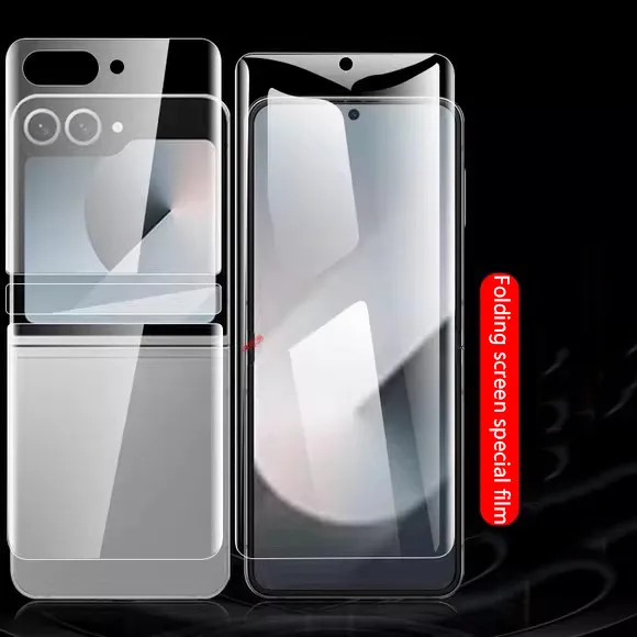 

Защитная пленка для экрана Samsung Galaxy Z Flip 7 SE Flip 7 6 5 5G, прозрачный ТПУ, матовый, против отпечатков пальцев, гидрогель, полное покрытие, не стекло