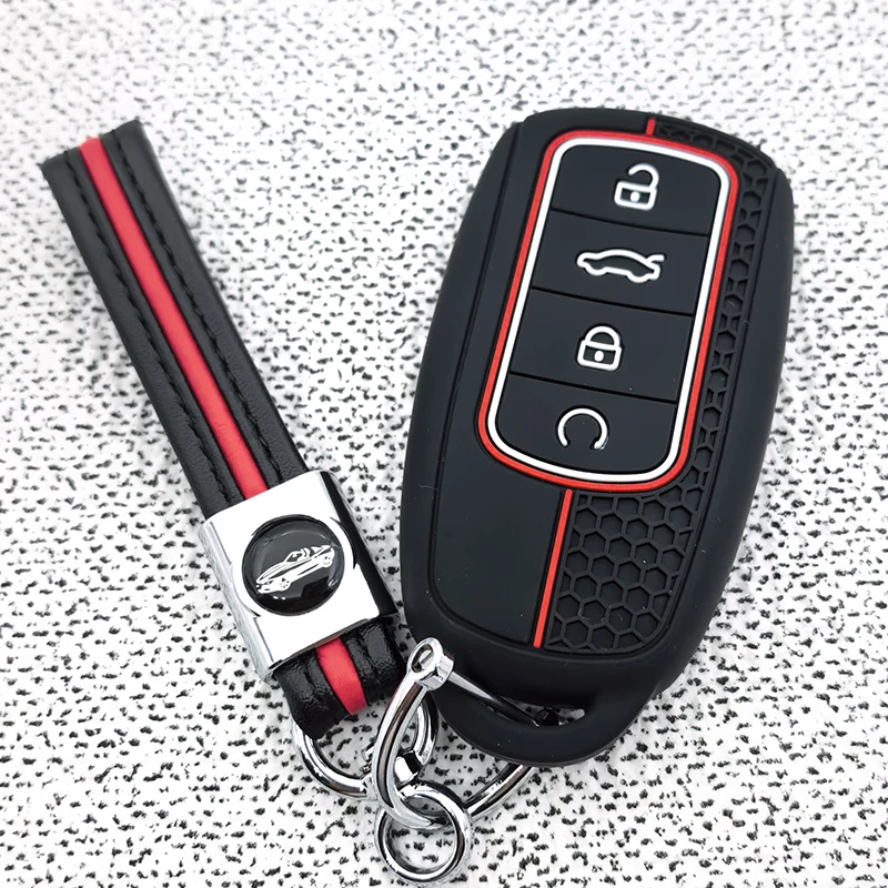 New Silicone Car Key Case Cover for Chery Omoda C5 5 Fx 7 Tiggo 8 PLUS 8 Pro 7 Pro Arrizo 5 PLUS 2021 2022 2023 Auto Accessories