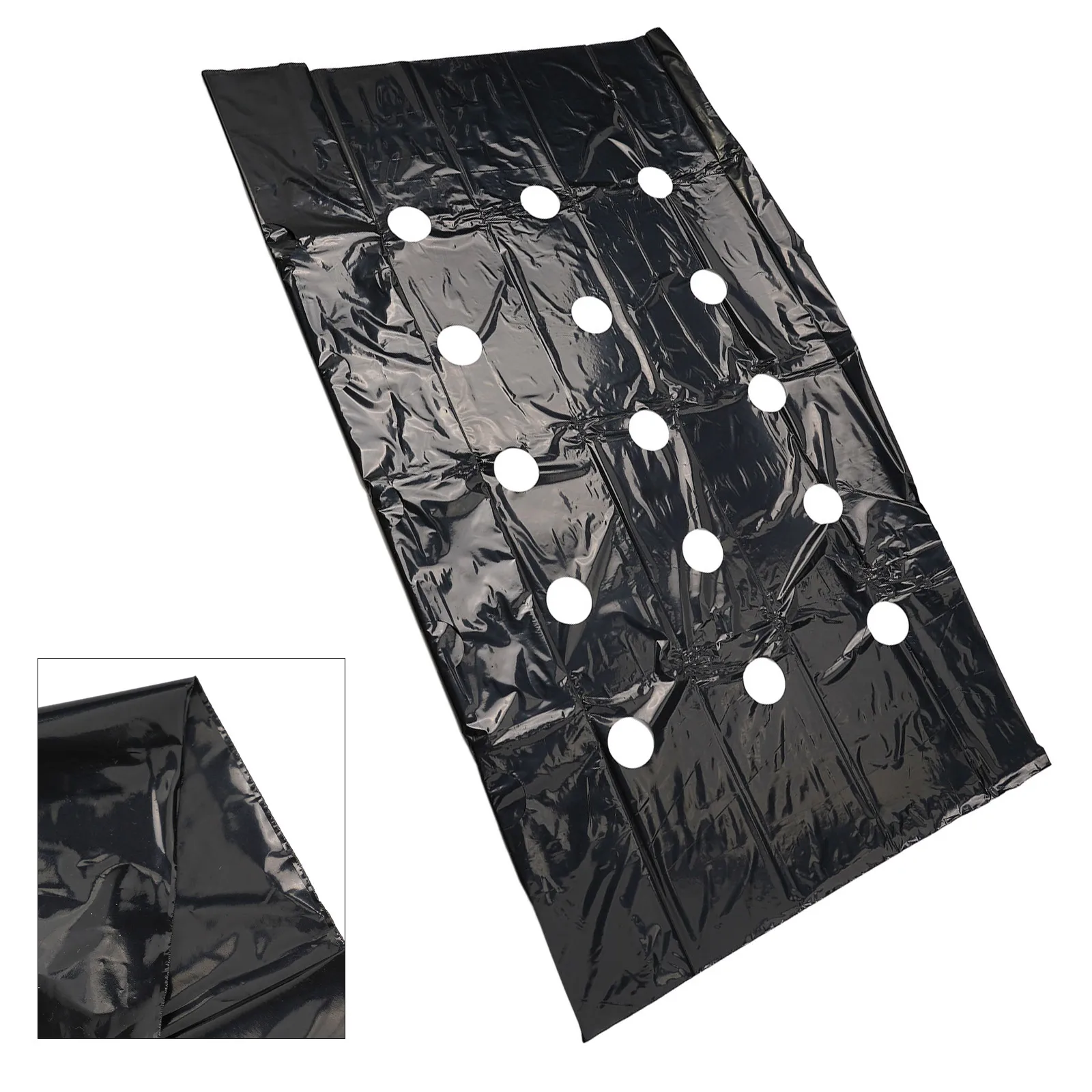 2020 High quailty New Perforated Film Keep Warm Keep Wet 5 Holes Agricultural Black Garden Greenhouse Membrane