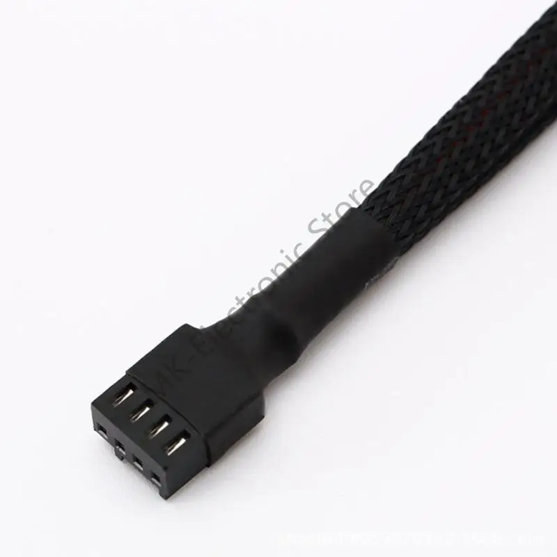 R2LF Premium 26 4-Pin-PWMs-Verlängerungskabel für Computergehäuselüfter mit flexibler Länge und sicherer Verbindung