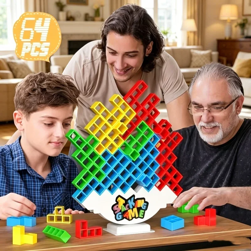 

Красочные блоки для балансировки: игра-башня для всей семьи, для вечеринок, путешествий, для детей и взрослых, для встреч, соревнований, развивающая игрушка-головоломка