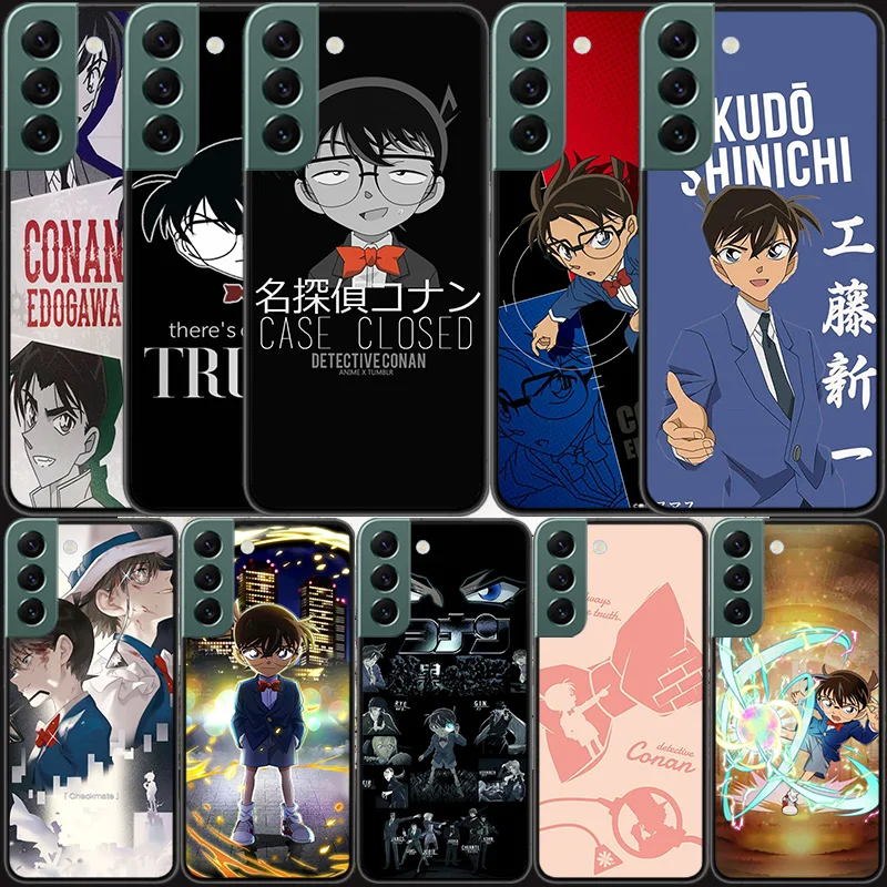 Detective Conan Phone Case For Samsung S8 Galaxy Note 20 Ultra 10 Lite 9 8 M12 M21 M30S M31 M32 M51 M52 J8 J6 J4 Plus A90 Cover