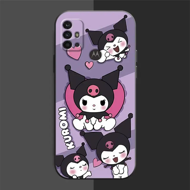 Kuromi Cute Phone Case for Motorola Moto G9 Plus Play Power  G200 Edge 20 Pro Lite 30 Pro 30 Neo 40 Pro One Fusion Plus TPU