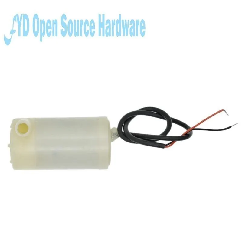 1pcs DC 3v 6v Mini Micro Submersible Water Pump Low Noise Motor pump 120L/H 1.1M