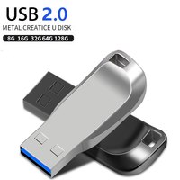 NEW USB Flash Drive 2.0 High Speed 128GB 64GB 32GB 16GB 8GB Cle USB 2.0 Flash Pendrive 64GB 128GB Metal 2.0 Stick Pen Drive