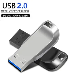 NEW USB Flash Drive 2.0 High Speed 128GB 64GB 32GB 16GB 8GB Cle USB 2.0 Flash Pendrive 64GB 128GB Metal 2.0 Stick Pen Drive