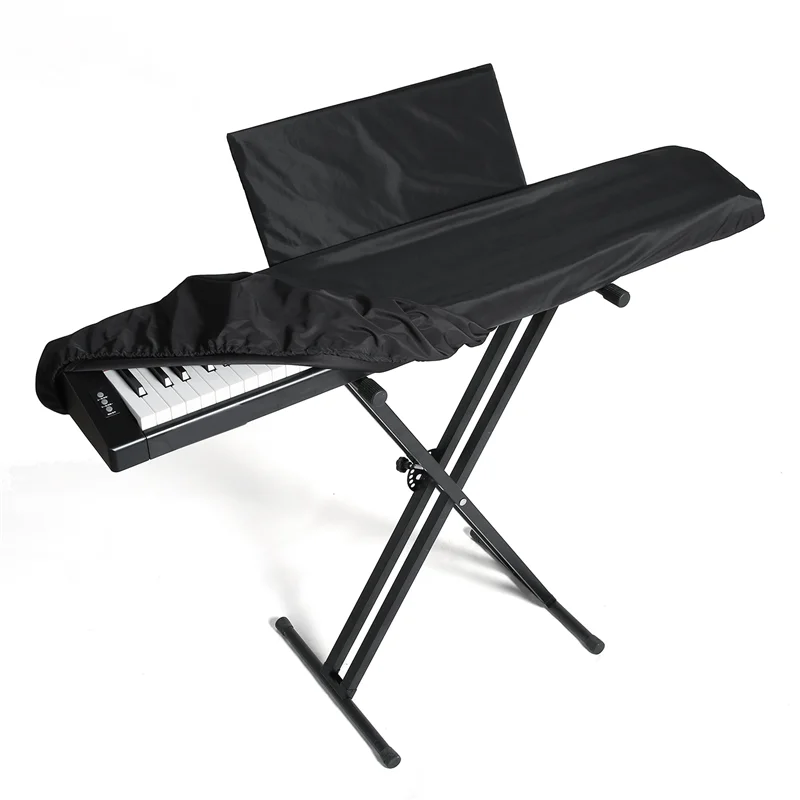 Piano Keyboard Dust-Cover for 88 Keys with Music Sheet Stand Cover Electric Piano Cover Dustproof and Washable