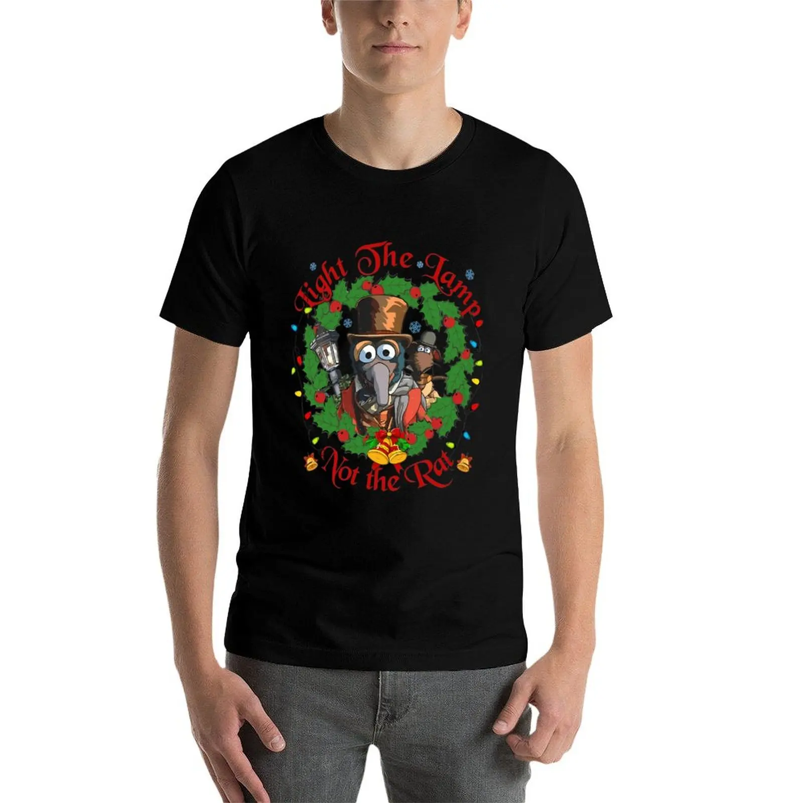 The Muppets Christmas Carol Gonzo And Rizzo Light The Lamp Not The Rat T-Shirt Cool Feeling Summer Tee Shirt T-Shirt - view 4