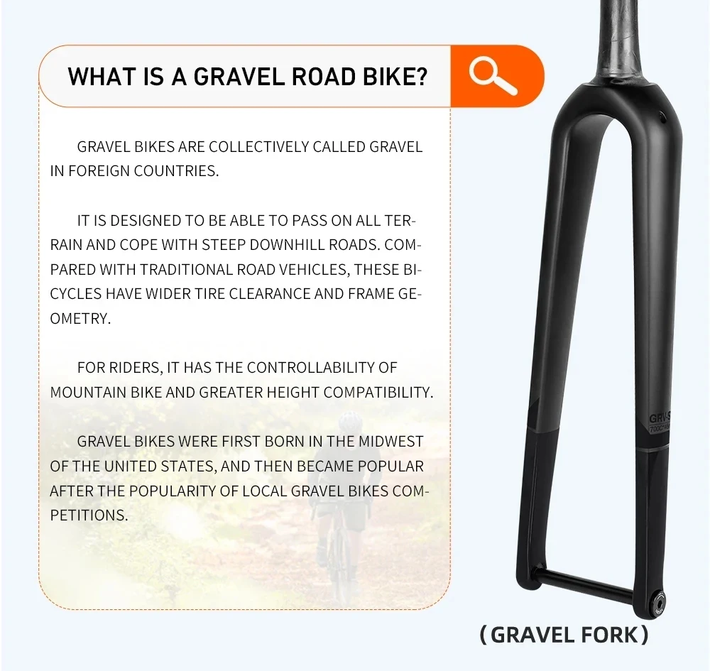 TOSEEK Gravel-Gabel 700C*45C T800 Carbonfaser Fahrrad-Vordergabel Rennradgabel Konische Gabeln QR 9*100mm oder Steckachse 12*100mm – Detail 21