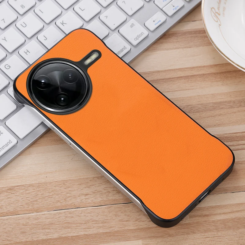 Klassische Leder Ultra Slim Telefon Fall Für XIAOMI Poco F7 Pro F7 Ultra Rahmenlose Matte Stoßfest Schutzhülle Fundas