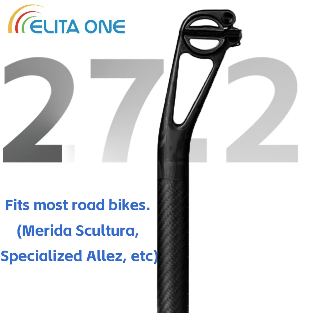 

Карбоновый подседельный штырь ELITA ONE для велосипедов, вылет 25 мм, для MTB/шоссейных велосипедов, 27,2 мм, 350 мм/400 мм, легкий, 150 г
