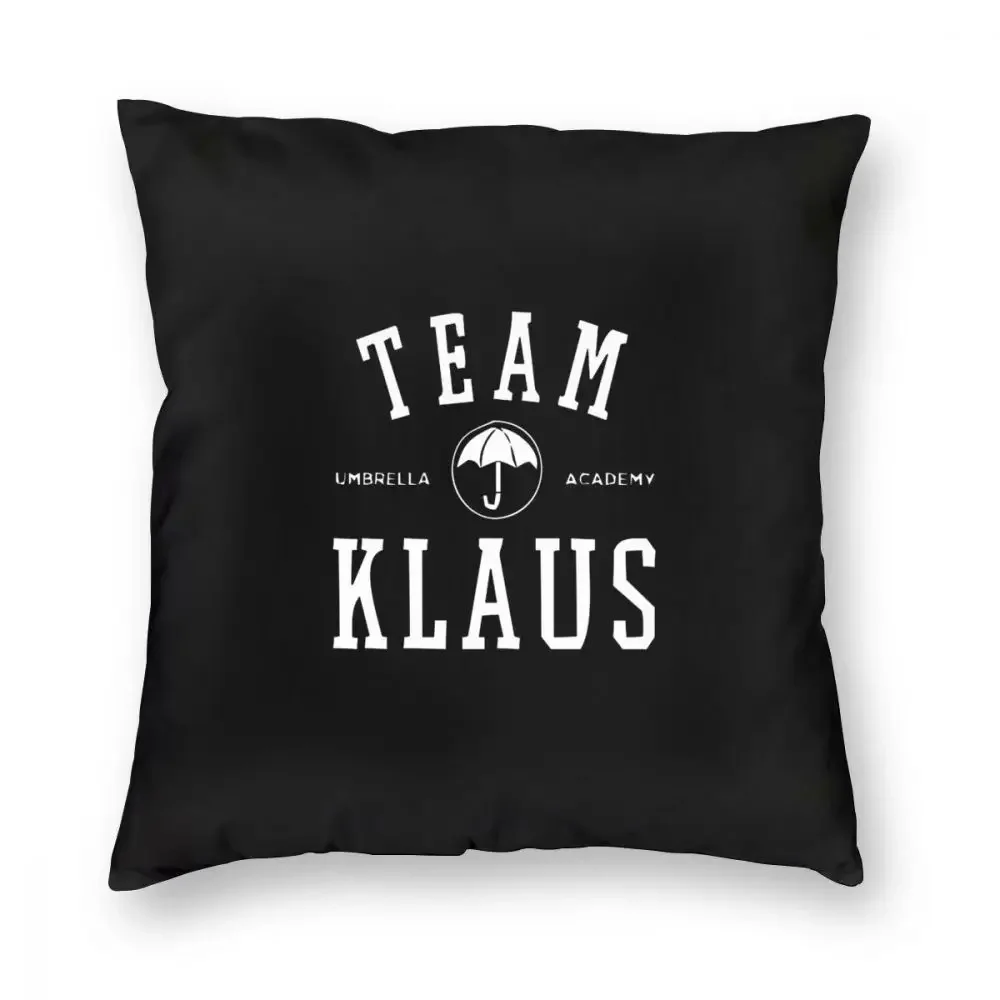 

Команда Клаус, Академия зонтиков, квадратная подушка, декоративная подушка из полиэстера, потрясающие наволочки