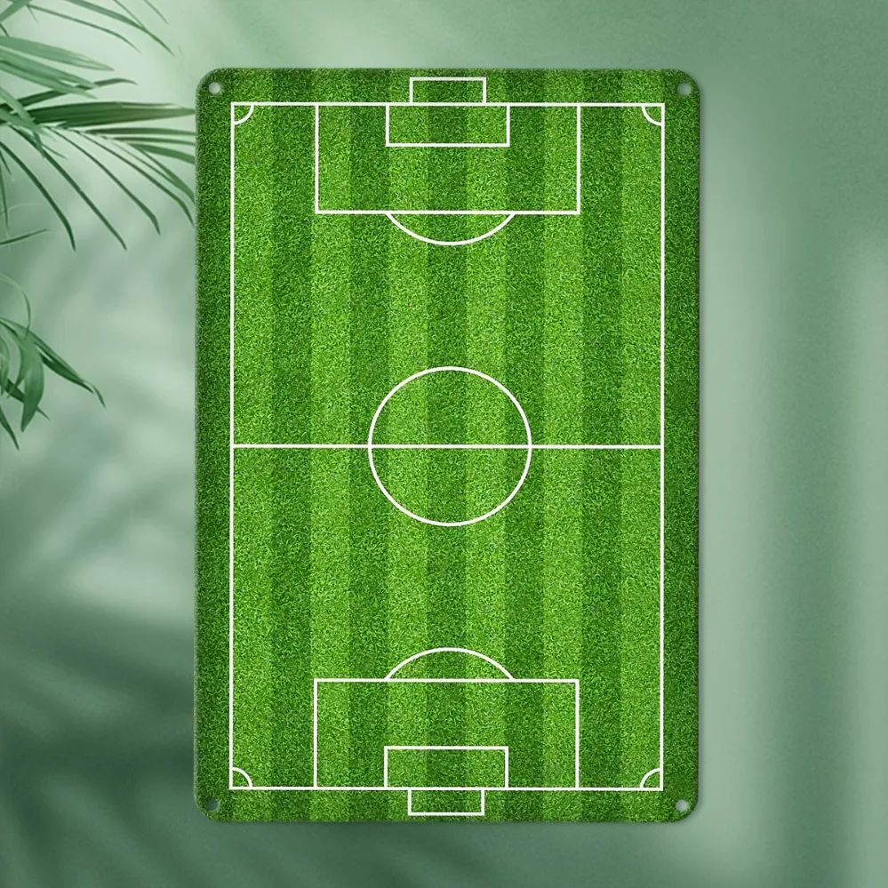 Football Field Map Floor Plan - Creative Art Decoration, Bedroom, Office, Bar, Football Field