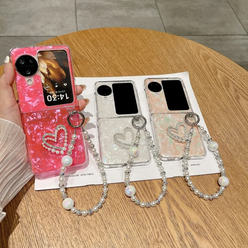 

Phone Case for OPPO N2 FLIP N3 FLIP Shell Pattern N2 FLIP N3 FLIP Fashion Love Bracelet Phone Case